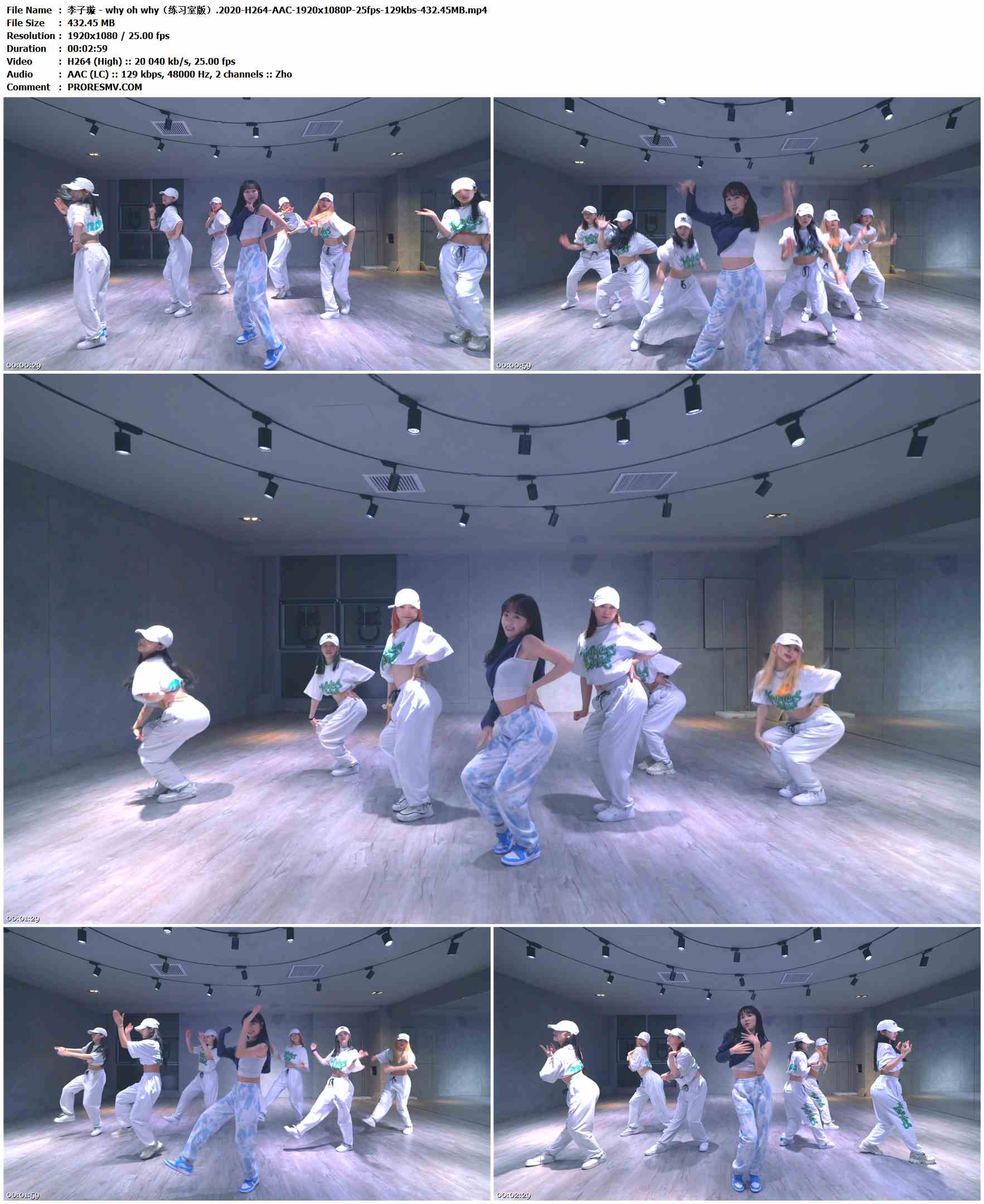 李子璇 - why oh why（练习室版）.2020-H264-AAC-1920x1080P-25fps-129kbs-432.45MB官方MV_高清MV